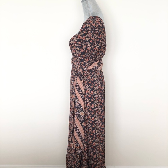 NWT Vintage Boho Cottagecore Inspired Maxi Floral Dress - Picture 6 of 12